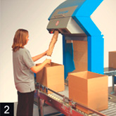 Accufill – halbautomatische Verpackungslinie