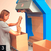 Accufill – halbautomatische Verpackungslinie